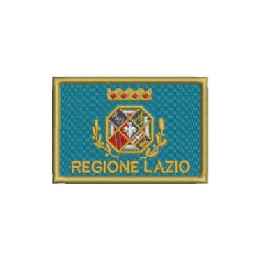 Imagem de BE0227-001 Bandeira Lazio Region Bordado 7,5×5,0cm (D-Arquivo Matriz para bordar.)