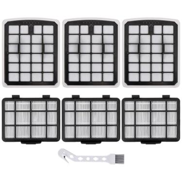 Imagem de Leadaybetter Substituição de filtro compatível com aspirador de pó sem saco Eureka NEN180 NEN186BL, 3 elementos de copo de poeira e 3 filtros HEPA