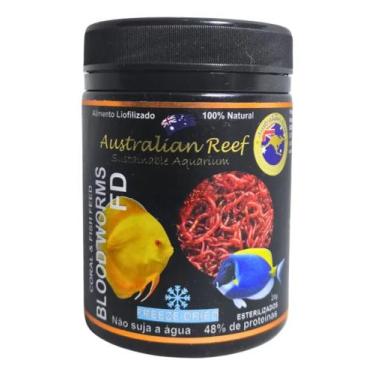 Imagem de Australian Reef Blood Worms Fd Alimento Para Peixes - 20g