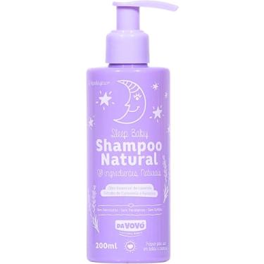Imagem de Da Vovó, Shampoo natural para bebê, Sleep Baby, Aroma Lavanda, 200ml
