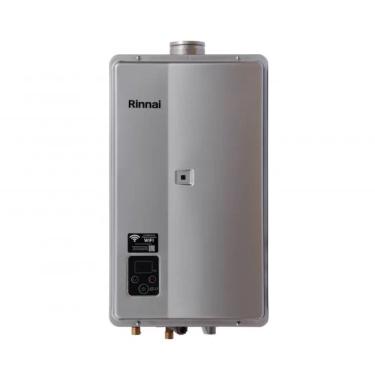 Imagem de  Aquecedor de Água a Gás Rinnai E27 GN 27 Litros Prata Bivolt