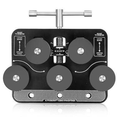 Imagem de JINGTAO88 Alisador de tubos para 3/40.6 cm 5/40.6 cm 3/20.3 cm 1/5.1 cm 2.5 cm de diâmetro - Funciona com linha de freio, linha de combustível, tubo de cobre e tubo de alumínio macio