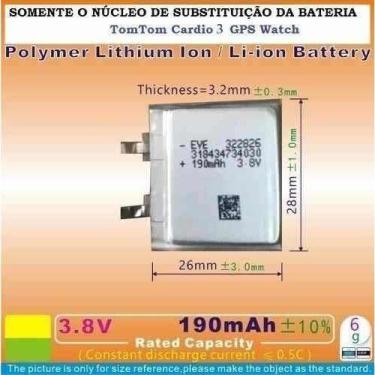 Imagem de Núcleo Da Bateria Tomtom  Spark 3 Cardio Nova - bgb