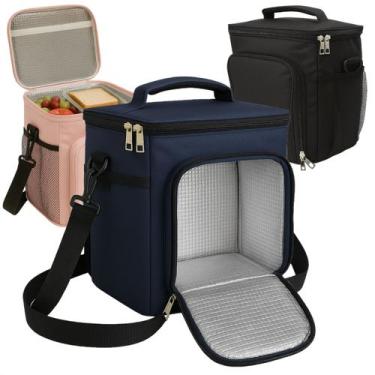 Imagem de Bolsa Térmica Marmita Lancheira Bebidas 9.5L Para Trabalho Viagem - Mo