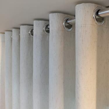 Imagem de Cortina de Linho com Forro Leve de Microfibra 4,00m (Off White, 2,50m)
