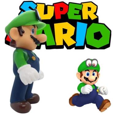 Imagem de Figura Luigi Super Mario Com Garantia Entrega Rápida - Blackwatch