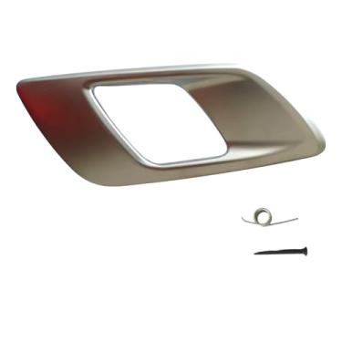 Imagem de Maçaneta Interna da Porta Dianteira Esquerda para Ford Ranger 2012 a 2021 (Cromada Fosca)
