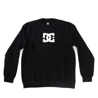 Imagem de Moletom DC Shoes Careca Star Crew - Preto-Masculino