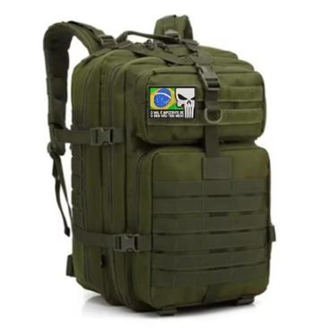 Imagem de Mochila Tática 50L Militar PREMIUM BRASIL PUNISHER-Unissex