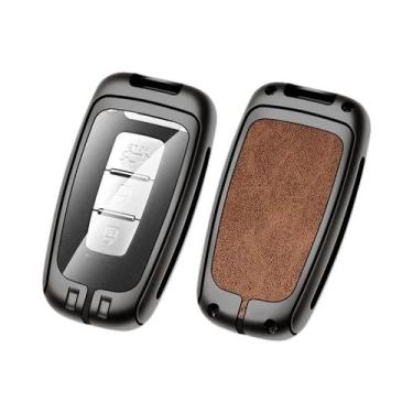 Imagem de Hyundai KIA Car Metal Key Case Capa Shell Fob Para Solaris HB20 I30 Ve