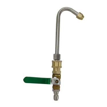 Imagem de Ｂｅｓｇａ Acessórios para haste de lavadora de alta pressão Conexão rápida Fácil de instalar Adaptador de mangueira para pátio Casa Jardim Quintal Lavagem de, Comprimento 24cm