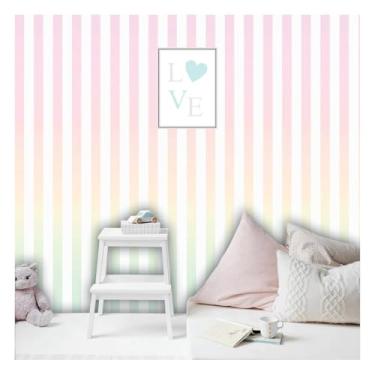 Imagem de Papel de Parede Decorativo, Infantil Guache, Cromo Sign