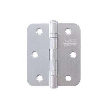 Imagem de Dobradiça 395 3.5x3 Inox Redonda c/Rolamento c/parafuso Inox Lixado