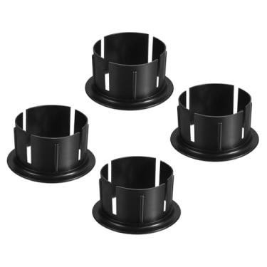 Imagem de PATIKIL Alça retrátil de 7,6 cm, 4 peças, dispensador de filme elástico de plástico para embalagem móvel de 76 mm, preto