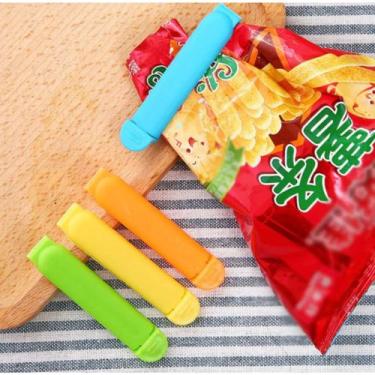 Imagem de Kit 5 Clips Fecha Saco Vedação de Embalagem Coloridos C2171 - JW SHOP