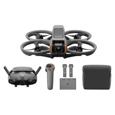 Imagem de DJI Combo Avata 2 Fly More (3 baterias), drones FPV com câmera para adultos 4K, experiência imersiva, acrobacias de um empurrão, protetor de hélice integrado, FOV de 155°, compatível com drone FAA
