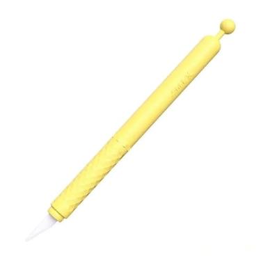 Imagem de Faca artesanal de cerâmica de 18 mm, lâminas de faca Exacto, lâminas de faca Exacto, lâminas substituíveis, faca de passatempo, cortador de precisão seguro para papel, vinil, cartolina e projetos DIY