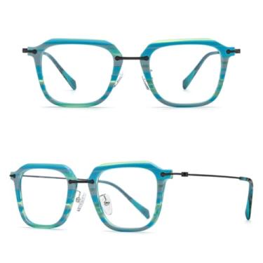 Imagem de VFDHN Armação de óculos de acetato de titânio para homens e mulheres (10)