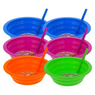 Imagem de Conjunto de tigelas Arrow Home Products Sip-A-Bowl 650 ml, pacote com 