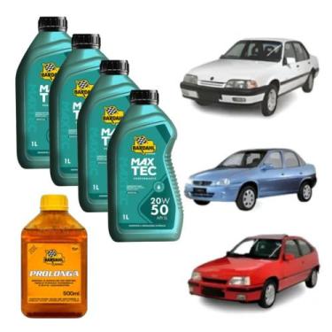 Imagem de Kit Bardahl 4 Óleos 20W50 Mineral E Aditivo Prolonga 500ml - BARDAHL -
