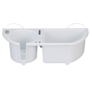 Imagem de Seachoice 79361 Cruisin' Caddy Organizador de itens e bebidas, resistente a raios UV, branco