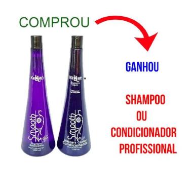 Imagem de Kit Kellan Smooth Shampoo E Ativo Matizador + Super