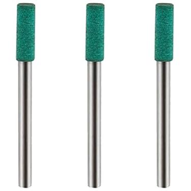 Imagem de Kit 3 Ponta Montada De Borracha 4Mm Haste 3Mm Micro Retifica - Dremax