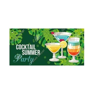 Imagem de Placa De Madeira Decorativa Para Casa De Praia, Letreiro Suspenso De V