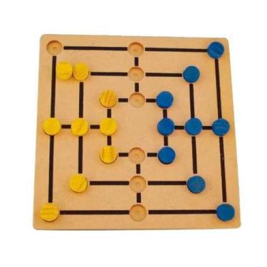 Imagem de Brinquedos Educativos Jogo Trilha em Madeira 18 Peças - SONHO DE CRIAN