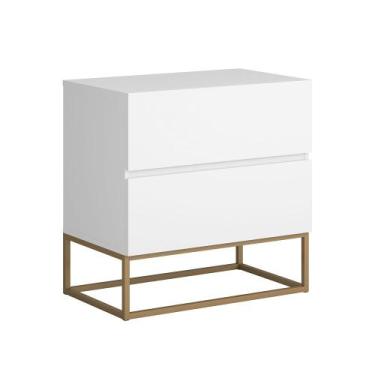 Imagem de Mesa De Cabeceira Eros 45cm Estilo Moderno Alto Padrão - Aprire Móveis