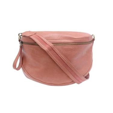 Imagem de Joy Susan Bolsa feminina fashion Laura com alça contrastante, Argila rosa