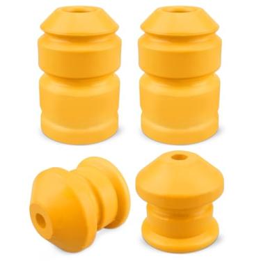 Imagem de 2 pares de batentes dianteiros e traseiros adequados para Hummer H3 2006 2007 2008 2009 2010, amortecedores de eixo de braço de controle aptos para H3T 2009 2010 substituir 15783030 15295277