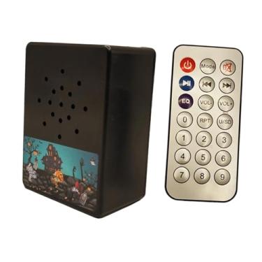 Imagem de predolo Alto-falante para Tocador de Som de Halloween, Efeitos Sonoros de Terror, Suprimentos para Aparelhos Ao Ar Livre, Caixa Versátil com Música de Hallowe