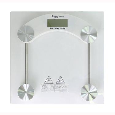 Imagem de Balança Digital para Banheiro até 180kg Transparente CT1070 - Yins