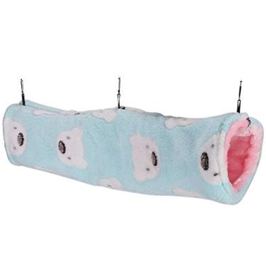 Imagem de Túnel para hamster, túnel de pelúcia macio para pendurar, túneis e tubos de rato, brinquedos para hamster para Anils Sll (G)