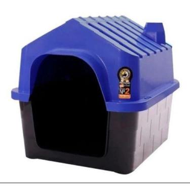 Imagem de Casa Casinha de Cachorro Durapets Durahouse N2 - Dura Pet's, AZUL