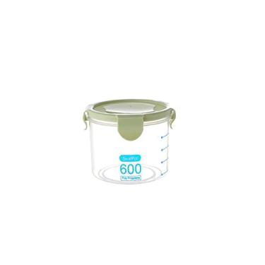 Imagem de HEEPDD Recipientes Selados Transparentes, Caixa de Armazenamento de Alimentos, 600/800/1000 Ml, Nozes de Cereais de Cozinha, para Armazenamento de Cozinha para Uso Doméstico (600ml)