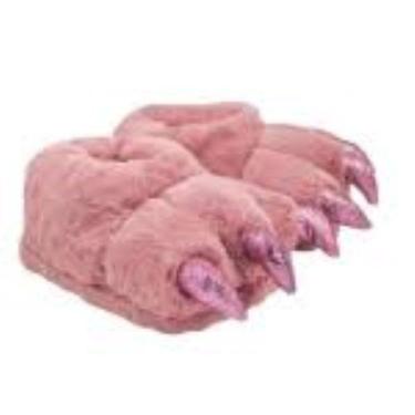 Imagem de Pantufa 3D - Pata T-REX - Rosa