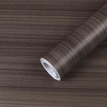 Imagem de Papel de Parede Vinílico Madeira – Autocolante Lavável 4,5m² para Ambientes Aconchegantes(Carvalho Cinza 0304C)