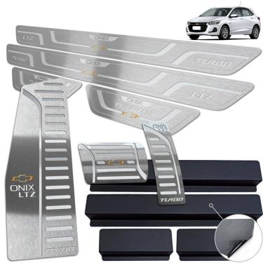 Imagem de Descanso Soleira Pedaleira Automátic Onix Turbo LTZ 20 Prata