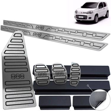 Imagem de Soleira Pedaleir Manual Descans Uno 2013 A 2020 2 Portas Pre