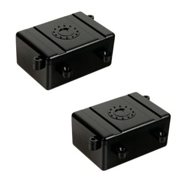 Imagem de NMNRC 2Pcs Plastic RC Radio ESC Receiver Dustproof Storage Box Protector Case Compatible with TRX-4 TRX6 SCX10 PRO II III 90027 90046 D90 Capra RR10 VS4-10 1/10 RC Crawler