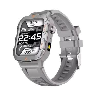 Imagem de Relógio Inteligente Masculino GPS Luz LED Tela HD Chamada Bluetooth NF