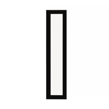 Imagem de Plafon Led 20w Retangular 15x60 Embutir Preto Branco Quente