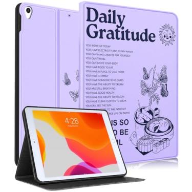 Imagem de Uppuppy Capa para iPad Air 3ª geração, capa para Apple iPad Pro de 10,5 polegadas, fofa, feminina, crianças, meninas, kawaii, linda borboleta, design exclusivo, capa fólio para iPad Air 3 geração