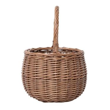 Imagem de Cesta de piquenique de vime com alça, salgueiro real, (natural)