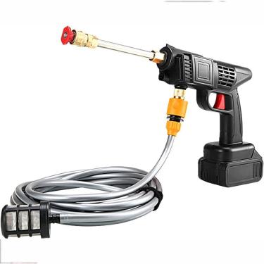 Imagem de Lavadora Alta Pressão 21v Sem Fio 30 Bar C- Bateria, Portátil P- Carros E Limpeza Geral