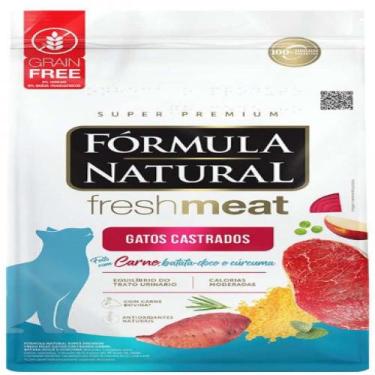 Imagem de Ração Fresh Meat Gato Castrado Carne 1Kg Fórmula Natural