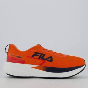 Imagem de Tênis Fila Racer Fastpace Laranja e Marinho, 41