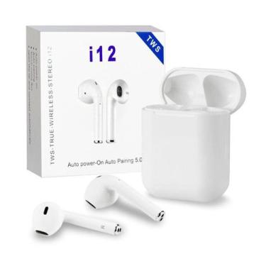 Imagem de Fone Bluetooth I12 V5.0 Tws Touch  True Wireless Stereo - Genérico